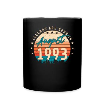 1993 August Gift Idea - Full Colour Mug - black - Front