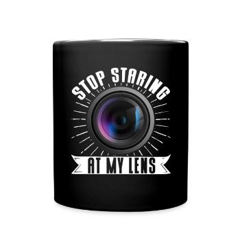 Photography Camera Lens Stop - Tasse einfarbig - Schwarz - Vorne
