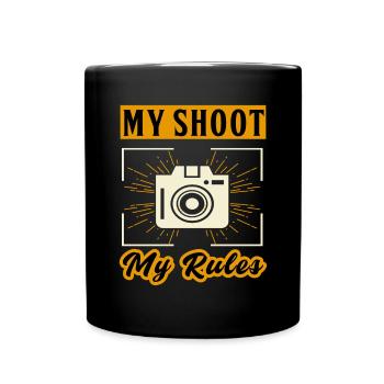Photography Camera Lens My Shoot - Tasse einfarbig - Schwarz - Vorne