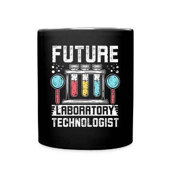 Future laboratory technologist - Full Colour Mug - black - Front