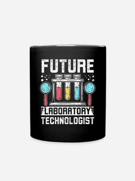 Future laboratory technologist - Tasse einfarbig - Schwarz