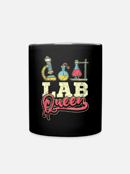 Reine de laboratoire - Mug uni - noir