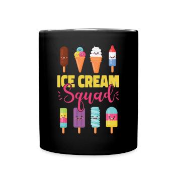 Ice Cream Team Cone Popsicle Ice - Tasse einfarbig - Schwarz - Vorne