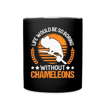 Chameleon Gift Chameleon - Full Colour Mug - black - Front