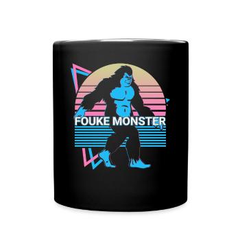 Fouke Monster Cryptozoologie Rétro - Mug uni - noir - Devant