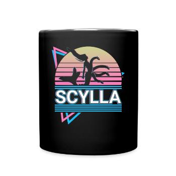 Scylla Skylla Altgriechische Mythologie Retro - Tasse einfarbig - Schwarz - Vorne