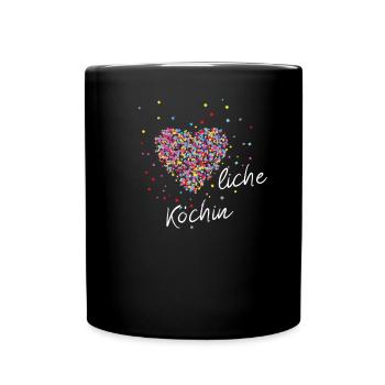 Cuisinier chaud Cuisine Gastronomie Nourriture - Mug uni - noir - Devant