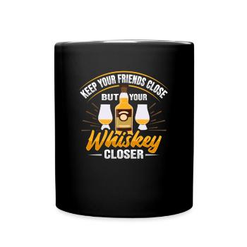 Whiskey Design n Buveur de whisky - Mug uni - noir - Devant