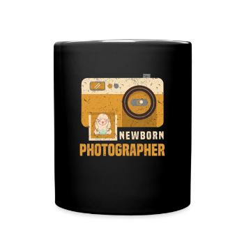 Photography Lover Photographer Baby Newborn - Full Colour Mug - black - Front
