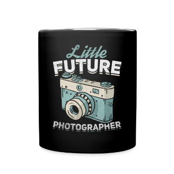 Photography lovers photograph small - Full Colour Mug - black - Front
