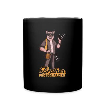 Photography Lover Photo Brother Photographer - Full Colour Mug - black - Front