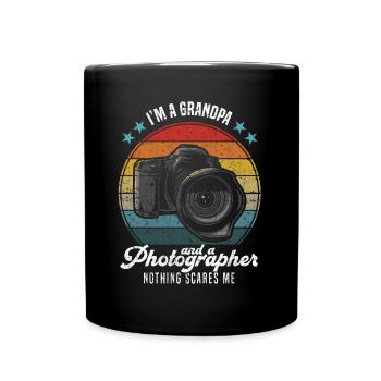 Photo Grand-père Photographie Grand-père Photographe - Mug uni - noir - Devant