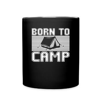 Campen - Tasse einfarbig - Schwarz - Vorne