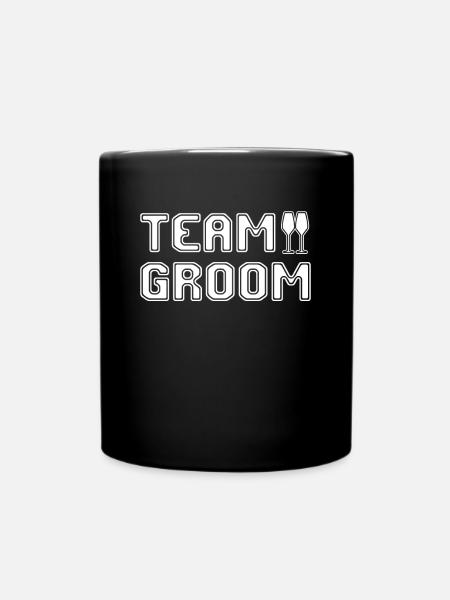 team groom - Tasse einfarbig - Schwarz