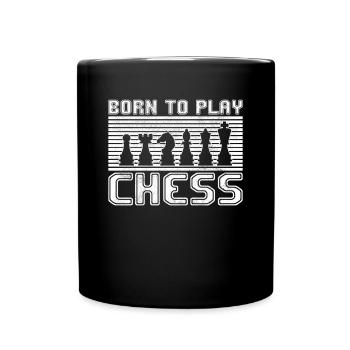 Échecs - Mug uni - noir - Devant