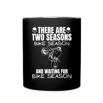 Motorcycle Lifestyle / Motorcycle / Motorcycles biker - Full Colour Mug - black - Front