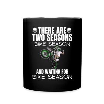 Motorcycle Lifestyle / Motorcycle / Motorcycles biker - Full Colour Mug - black - Front