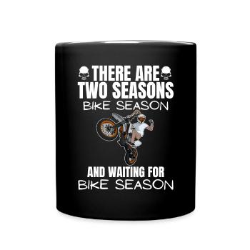 Motorcycle Lifestyle / Motorrad / Motorräder biker - Tasse einfarbig - Schwarz - Vorne