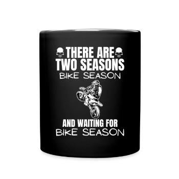 Motorcycle Lifestyle / Motorcycle / Motorcycles biker - Full Colour Mug - black - Front