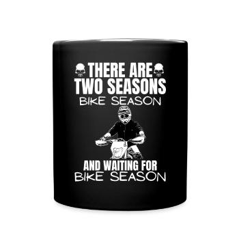 Motorcycle Lifestyle / Motorcycle / Motorcycles biker - Full Colour Mug - black - Front