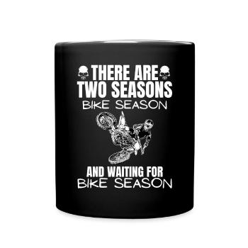 Motorcycle Lifestyle / Motorrad / Motorräder biker - Tasse einfarbig - Schwarz - Vorne