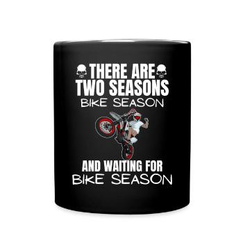 Motorcycle Lifestyle / Motorcycle / Motorcycles biker - Full Colour Mug - black - Front