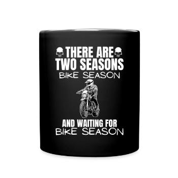 Motorcycle Lifestyle / Motorcycle / Motorcycles biker - Full Colour Mug - black - Front