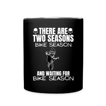 Motorcycle Lifestyle / Motorrad / Motorräder biker - Tasse einfarbig - Schwarz - Vorne