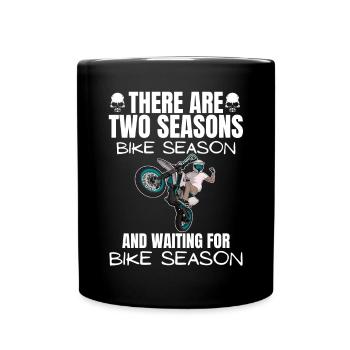 Motorcycle Lifestyle / Motorcycle / Motorcycles biker - Full Colour Mug - black - Front