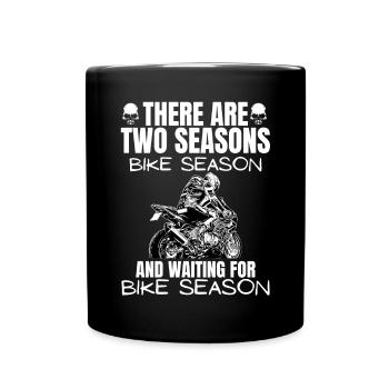 Motorcycle Lifestyle / Motorcycle / Motorcycles biker - Full Colour Mug - black - Front