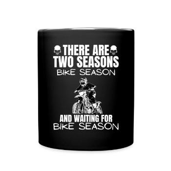 Moto Lifestyle / Moto / Motos motard - Mug uni - noir - Devant
