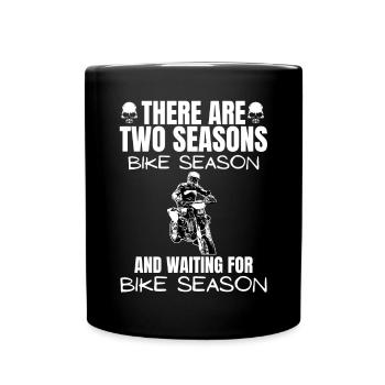 Motorcycle Lifestyle / Motorrad / Motorräder biker - Tasse einfarbig - Schwarz - Vorne