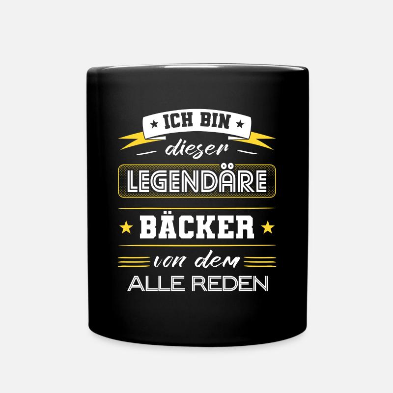 Ich Bin Dieser Legendäre Bäcker Geschenk - Tasse einfarbig - Schwarz