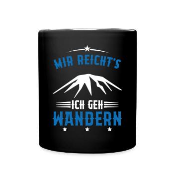 Assez je Vais Randonnée Cadeau montagnes vintage - Mug uni - noir - Devant