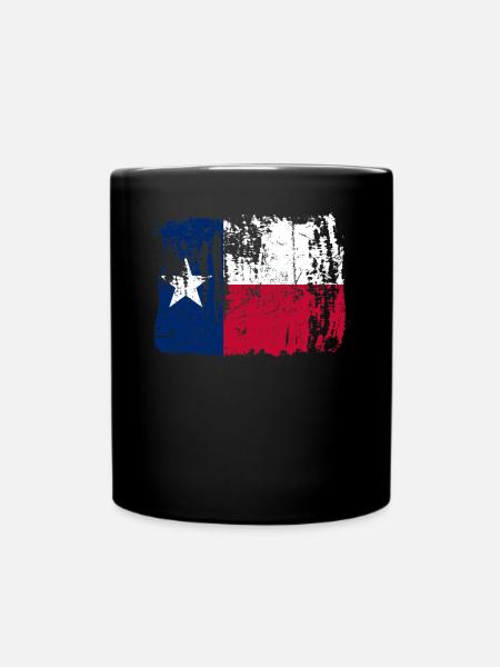 Texas reisen geschenk - Tasse einfarbig - Schwarz