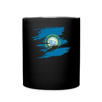 South Dakota Home Gift - Full Colour Mug - black - Front