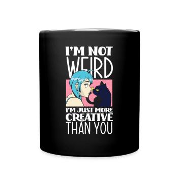 Funny Anime Gift - Full Colour Mug - black - Front