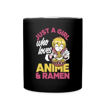 Funny Anime Gift - Full Colour Mug - black - Front