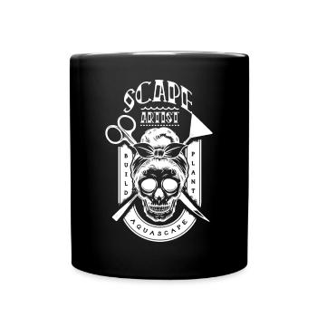Women's Aquascaping Tattoo Style Aquascaper - Full Colour Mug - black - Front