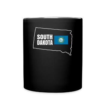 Gift for South Dakota Residents - Full Colour Mug - black - Front