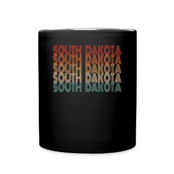 Gift for South Dakota Residents - Full Colour Mug - black - Front