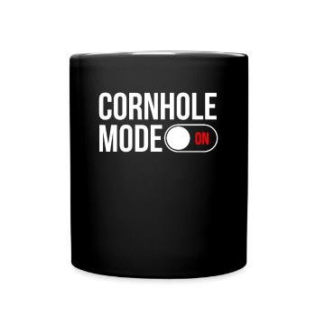 Mode Cornhole sur le cadeau de chemise - Mug uni - noir - Devant