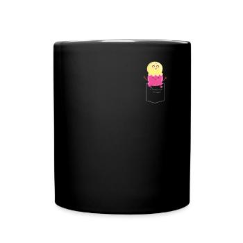 Ice Cream Pocket Cone - Tasse einfarbig - Schwarz - Vorne