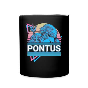 Pontus Griechische Gottheit Antike griechische Myt - Tasse einfarbig - Schwarz - Vorne