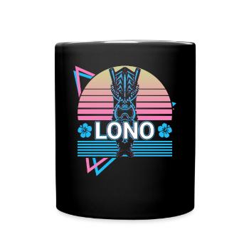 Lono Hawaiianischer Gott Alte Hawaiianische Mythol - Tasse einfarbig - Schwarz - Vorne