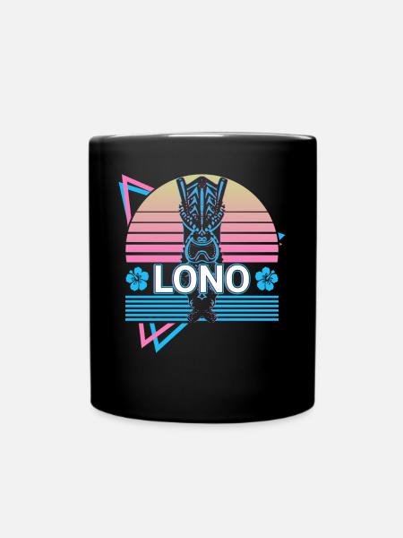 Lono Hawaiianischer Gott Alte Hawaiianische Mythol - Tasse einfarbig - Schwarz