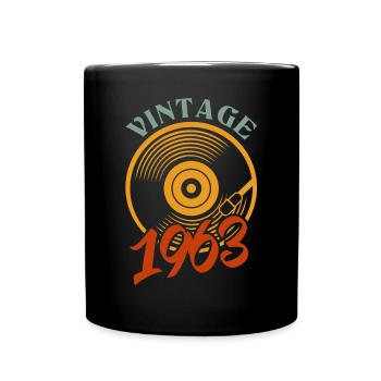 59 birthday born in 1963 - Full Colour Mug - black - Front