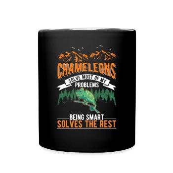 Chameleon Gift Chameleon - Full Colour Mug - black - Front