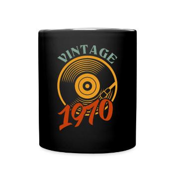 52 ans né en 1970 - Mug uni - noir - Devant