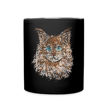 Norwegian Forest Cat Cats Propriétaire de chat - Mug uni - noir - Devant